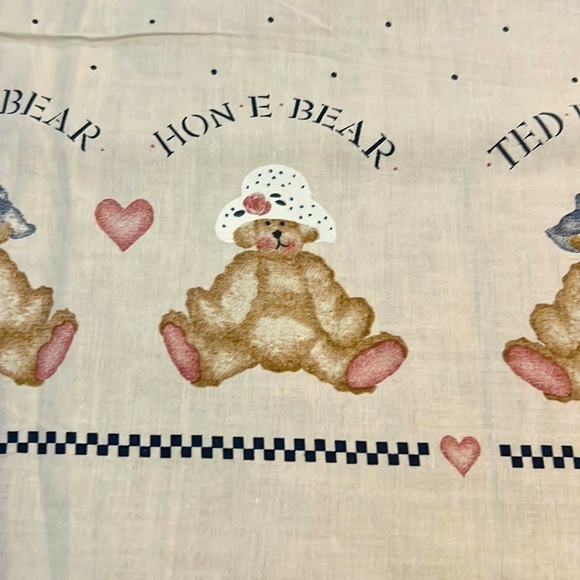 Vintage 1999 Sewing Fabric #7141 Ted-E-Bear Border Past & Presents 2ydsx45”Quilt - Picture 5 of 8